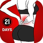 Logo of Back Pain Relief Yoga at Home android Application 