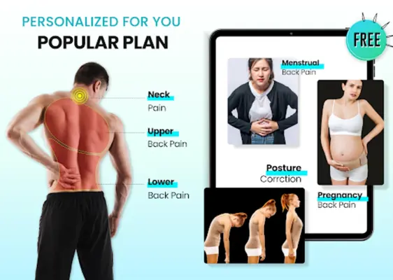 Back Pain Relief Yoga at Home android App screenshot 3